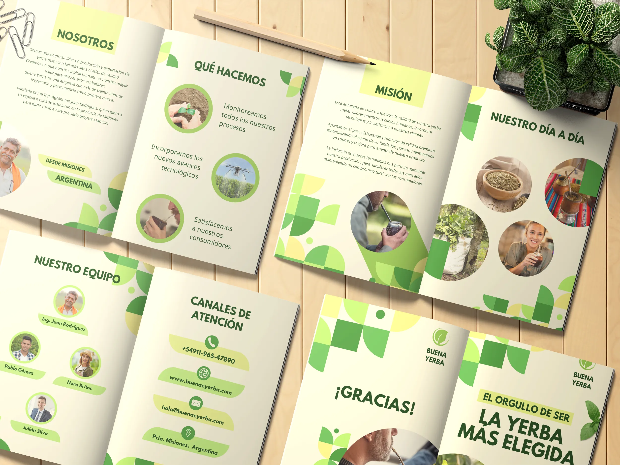 Folleto diseñado por looop.ar